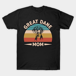 Great Dane Mom - Great Danes Lover Dog Merch T-Shirt